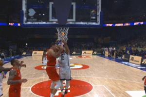 這小動作！德國內(nèi)線空中支肘一把推翻哈特