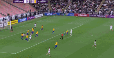 夸张😲10外援PK10外援！吉达国民4-2加拉法 亚冠7胜1平不败出线