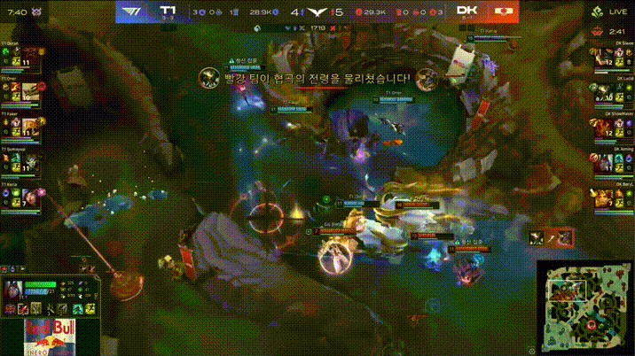谈球吧🎮Oner纳亚菲利强势进场游龙 Siwoo兰博团战无作为 T1赢首局