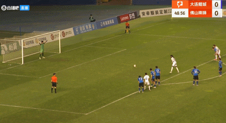 半场-大连鲲城0-0佛山南狮 萨比尔送大礼樊津铭扑点救主