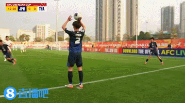 半场-日本U20 2-0领先泰国U20，石井久继破门+中柱 泰国0射正