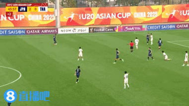 半场-日本U20 2-0领先泰国U20，石井久继破门+中柱 泰国0射正
