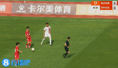 半场-延边龙鼎1-1苏州东吴 福布斯破门胡靖扳平延边2人染黄