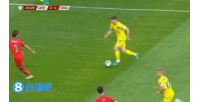 津琴科接倒三角助攻推射破门，英格兰0-1落后乌克兰